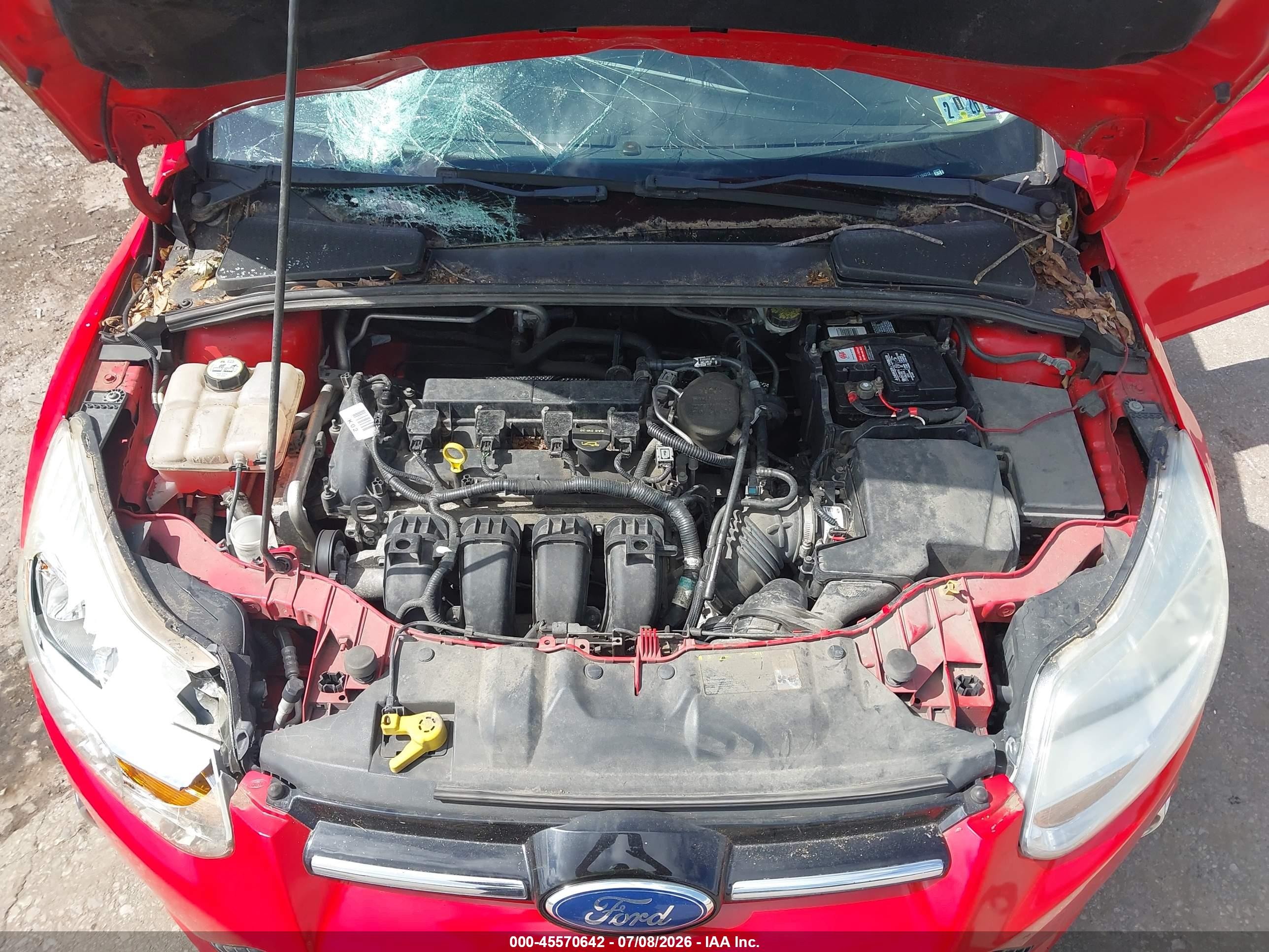 2012 Ford Focus Se Красный vin: 1FAHP3K20CL194312