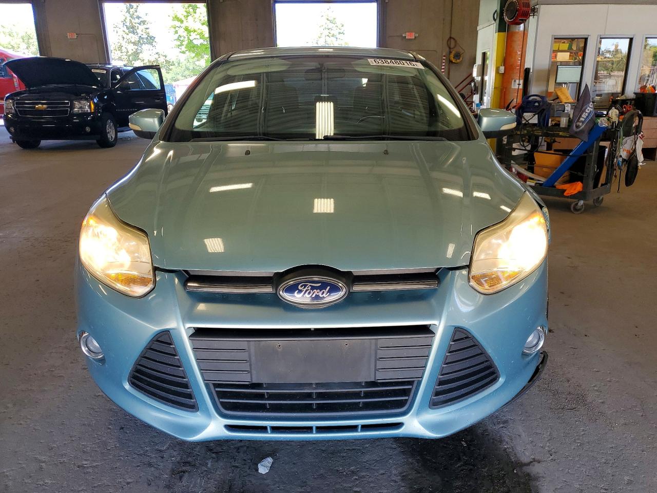 2012 Ford Focus Se Turquoise vin: 1FAHP3K20CL267694