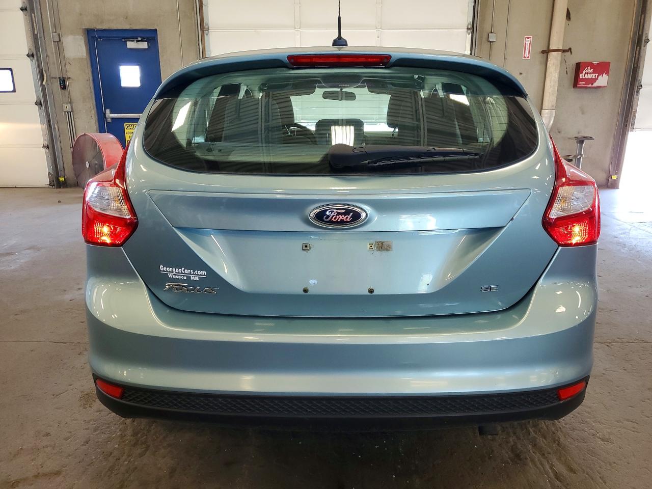 2012 Ford Focus Se Turquoise vin: 1FAHP3K20CL267694