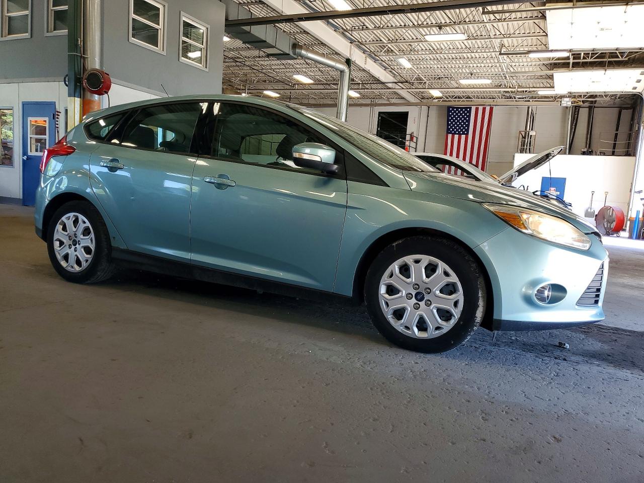2012 Ford Focus Se Turquoise vin: 1FAHP3K20CL267694