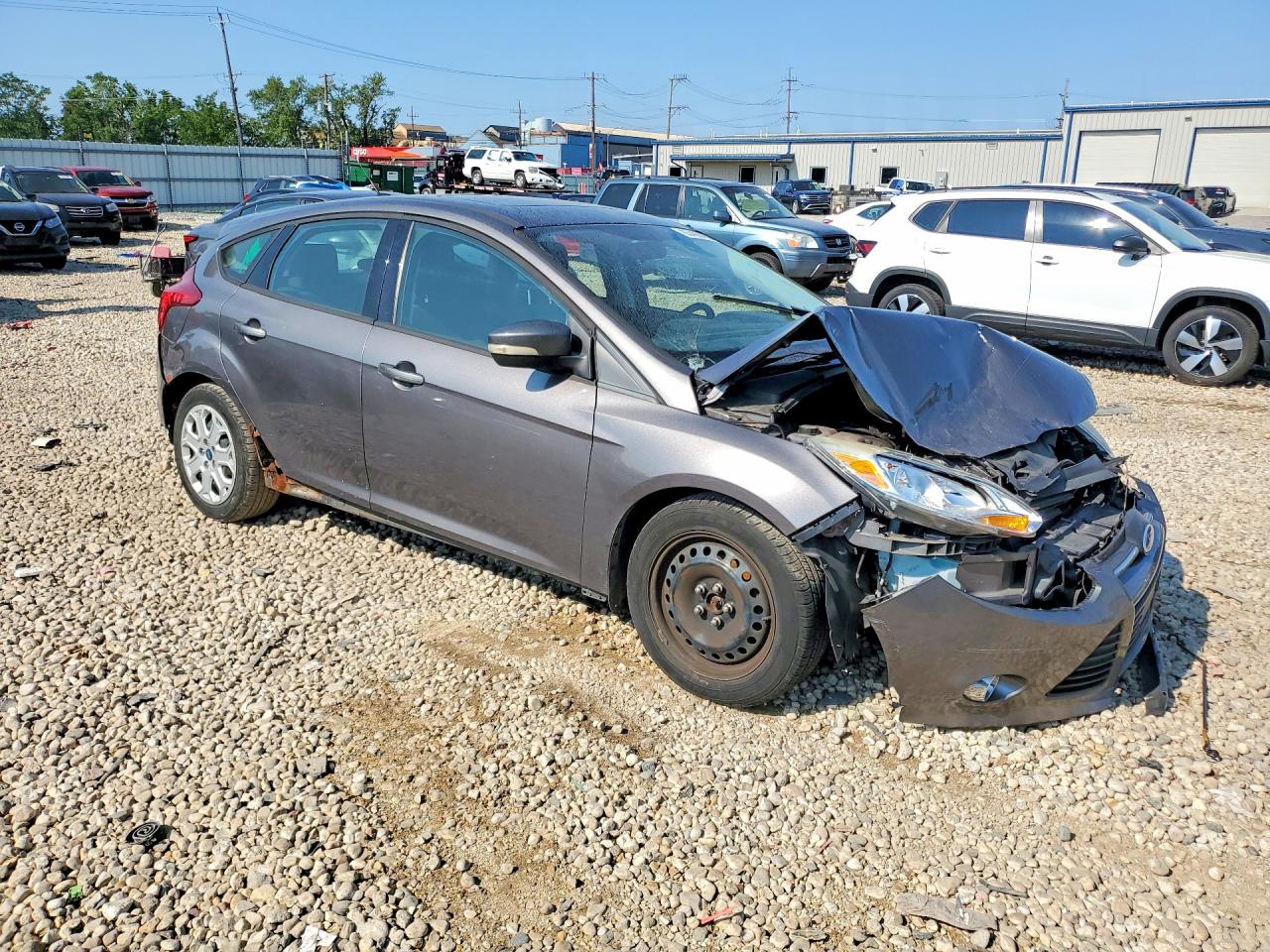2012 Ford Focus Se Gray vin: 1FAHP3K20CL288500