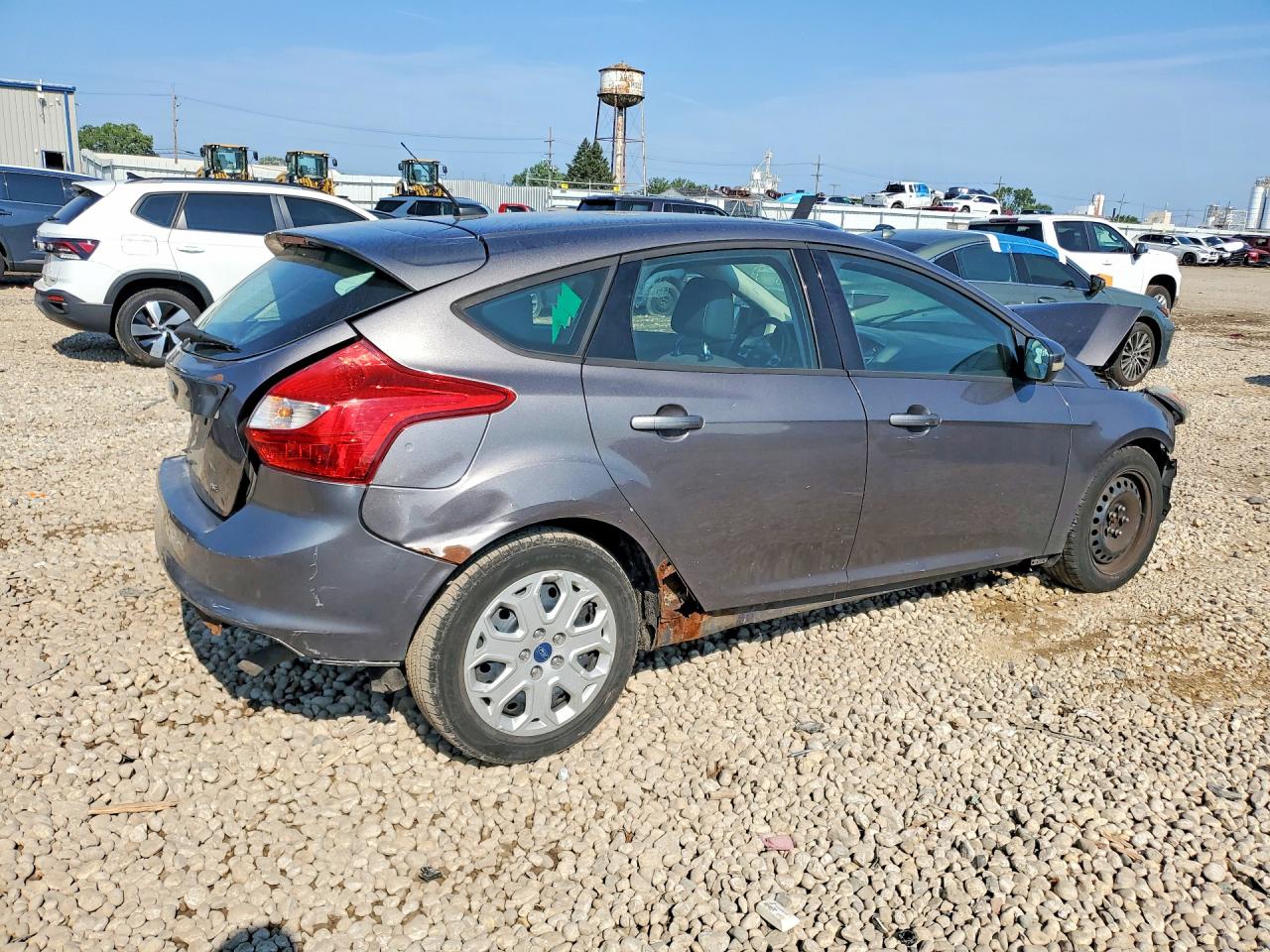 2012 Ford Focus Se Gray vin: 1FAHP3K20CL288500