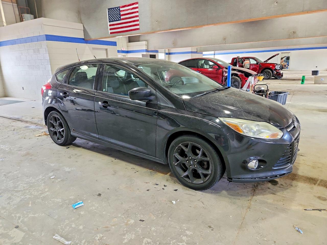 2012 Ford Focus Se Black vin: 1FAHP3K20CL293387