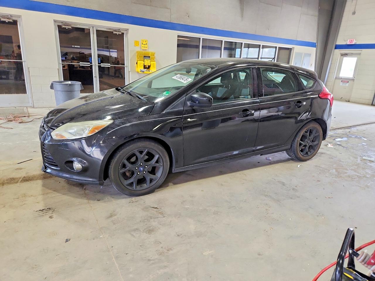 2012 Ford Focus Se Black vin: 1FAHP3K20CL293387