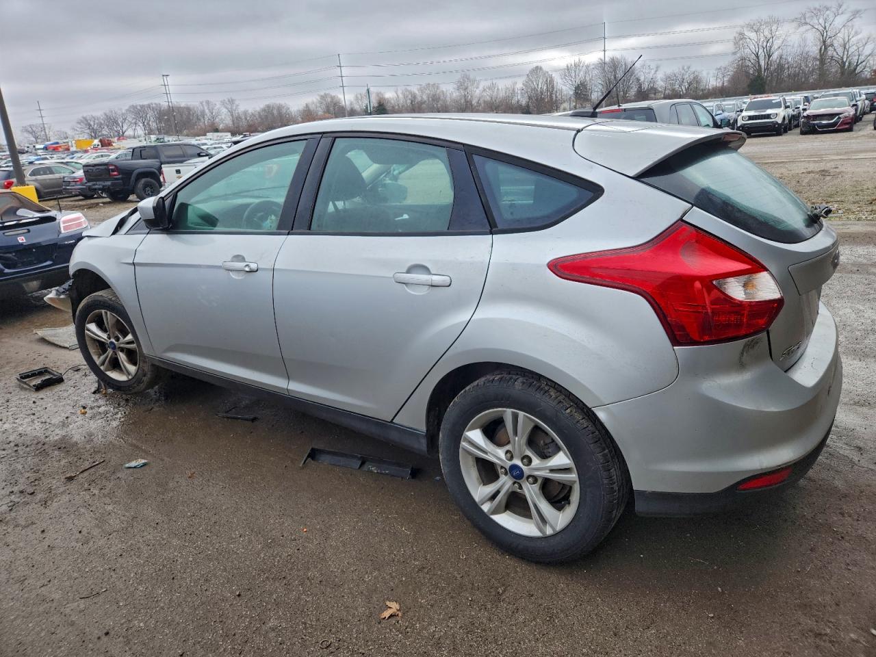 2012 Ford Focus Se Silver vin: 1FAHP3K20CL297293