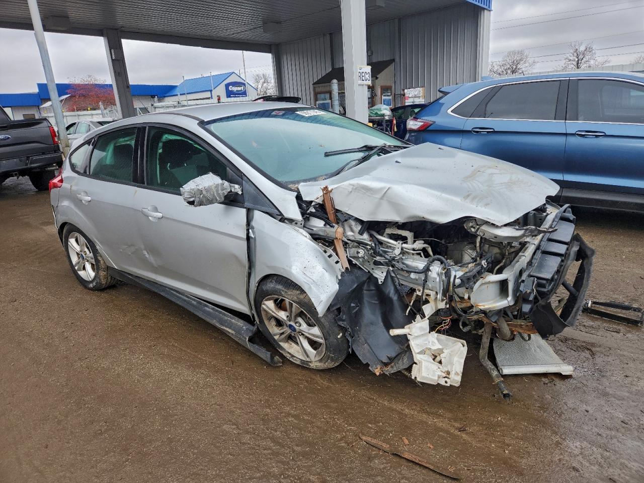 2012 Ford Focus Se Silver vin: 1FAHP3K20CL297293