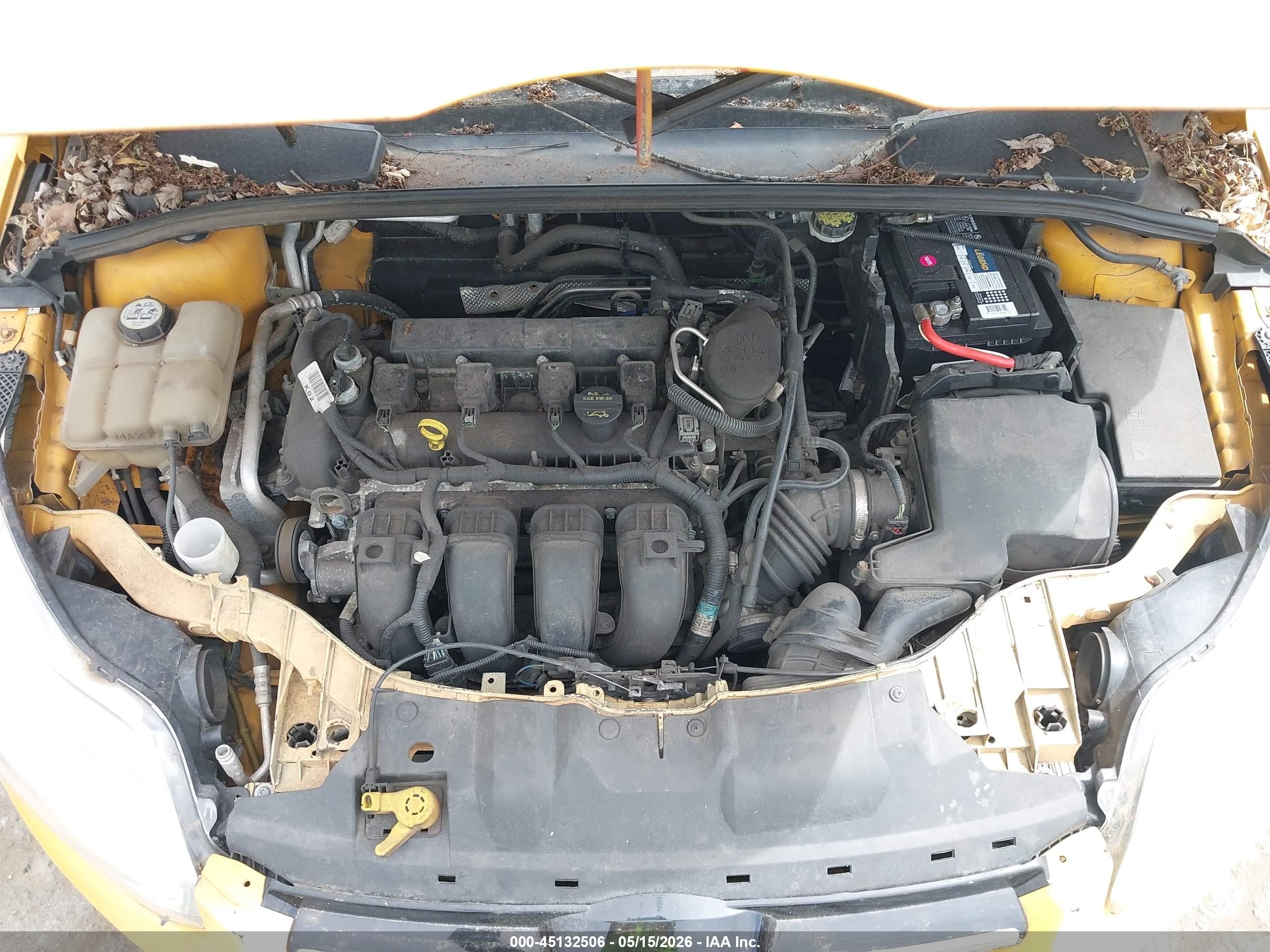 2012 Ford Focus Se Желтый vin: 1FAHP3K20CL299982