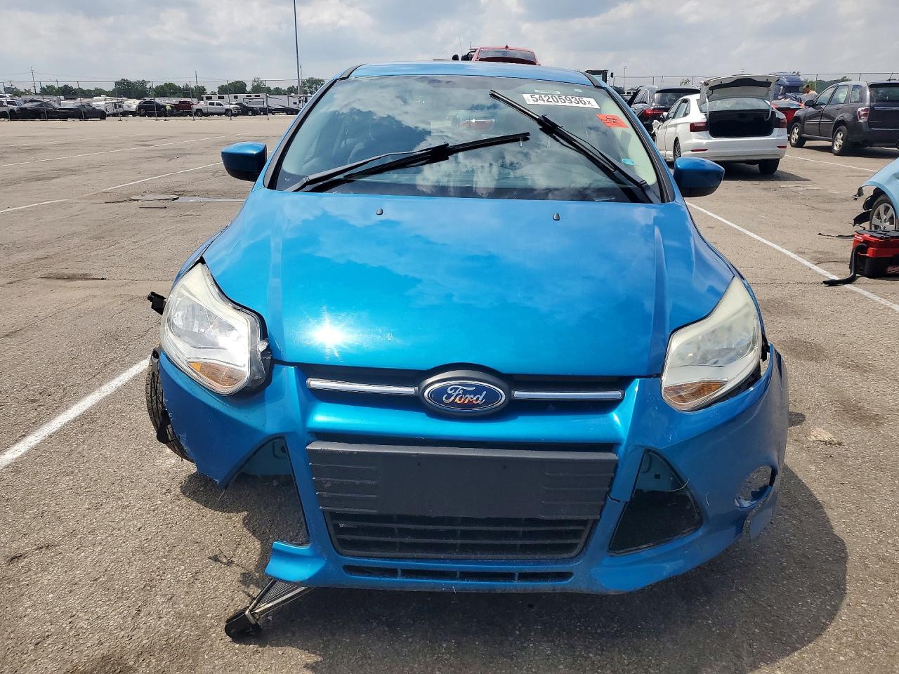 2012 Ford Focus Se Blue vin: 1FAHP3K20CL320572