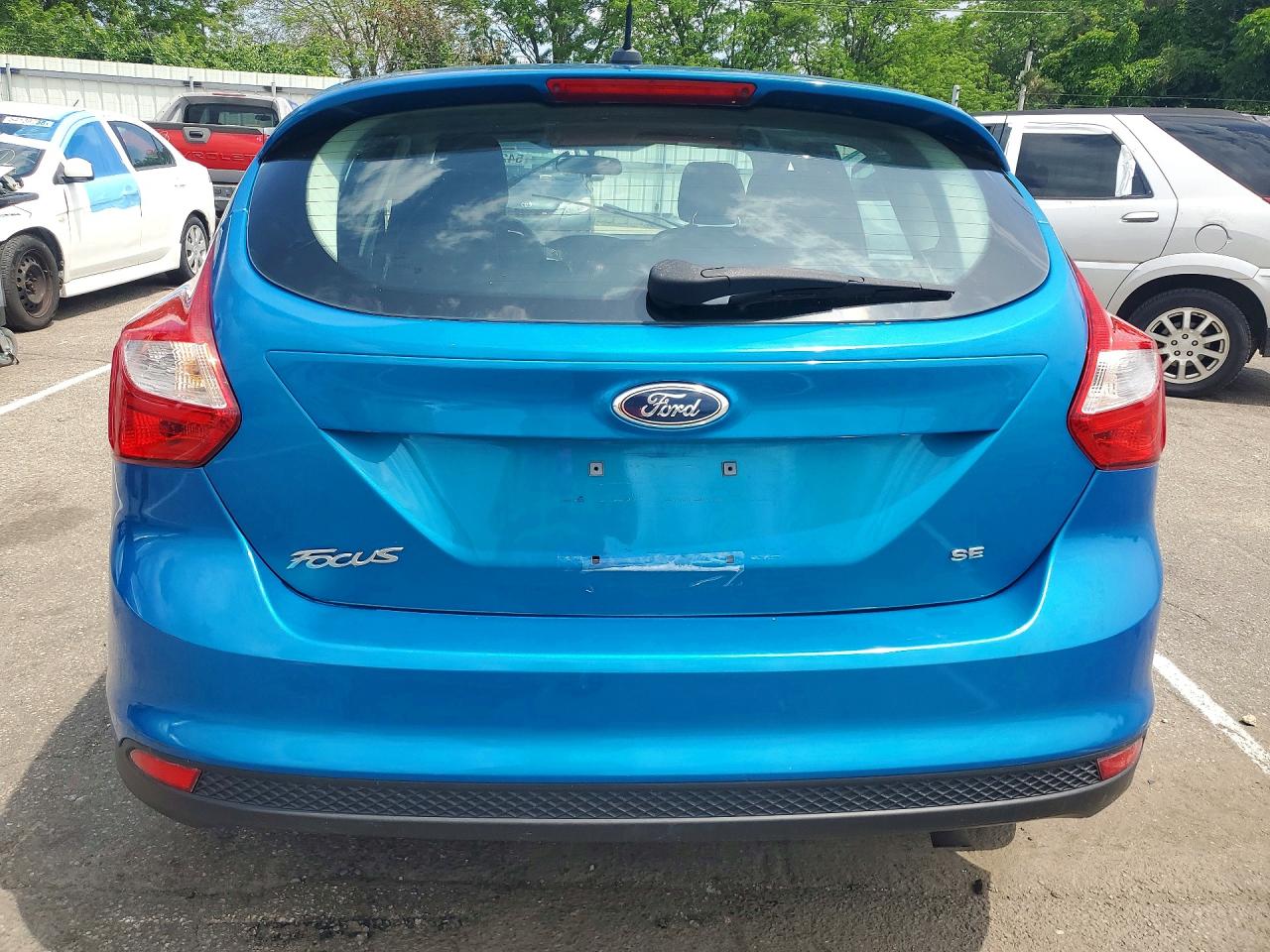 2012 Ford Focus Se Blue vin: 1FAHP3K20CL320572