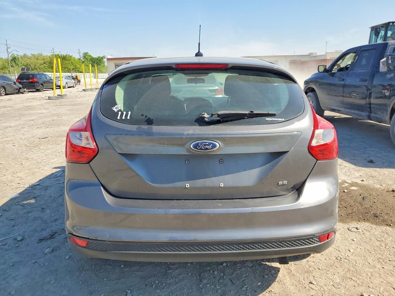 2012 Ford Focus Se Серый vin: 1FAHP3K20CL323665
