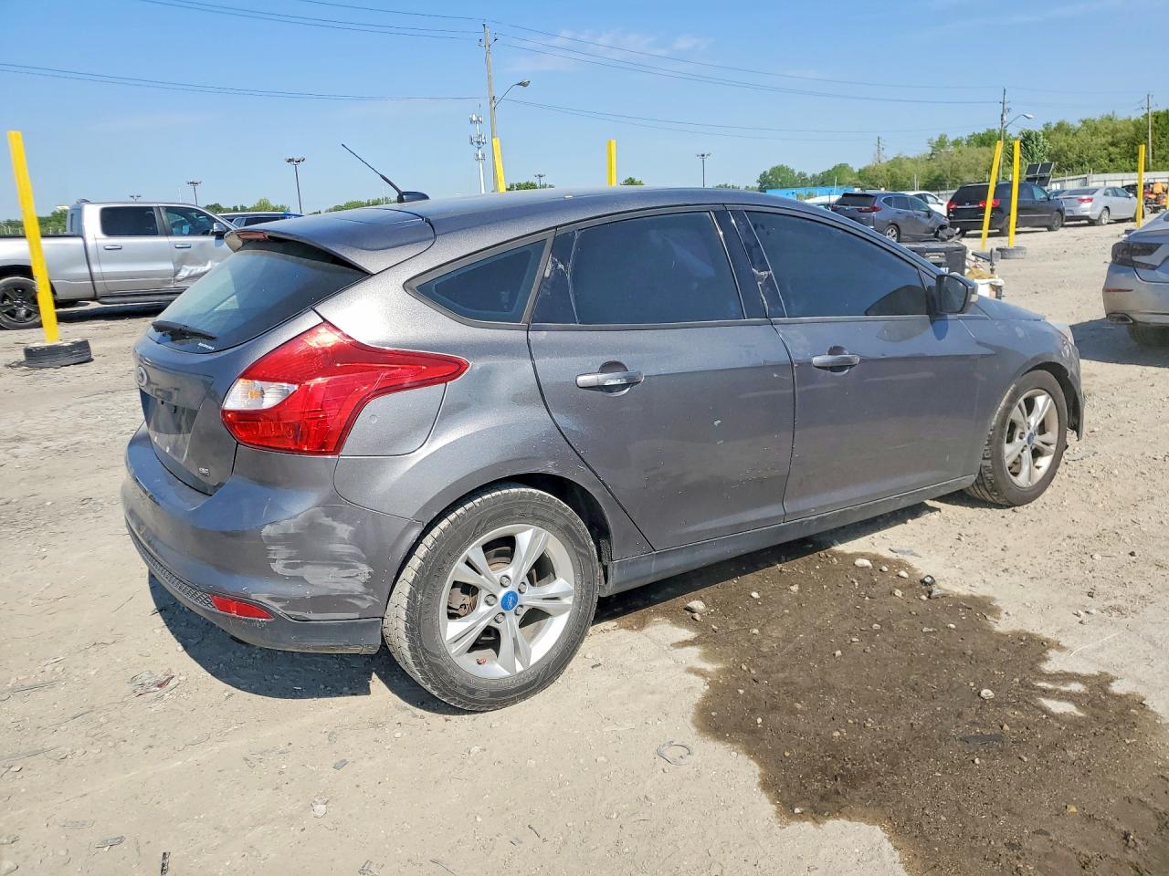 2012 Ford Focus Se Серый vin: 1FAHP3K20CL323665