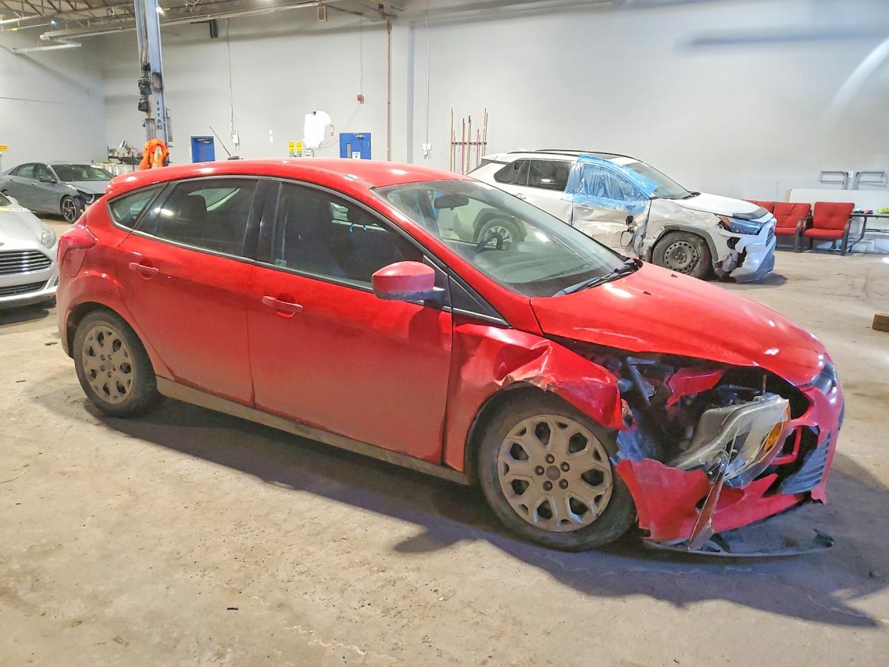 2012 Ford Focus Se Red vin: 1FAHP3K20CL340353