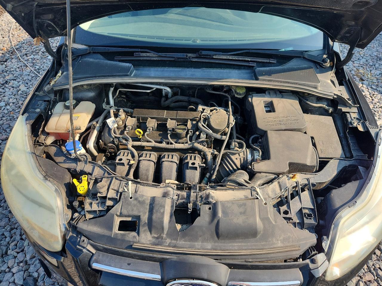 2012 Ford Focus Se Черный vin: 1FAHP3K21CL102219