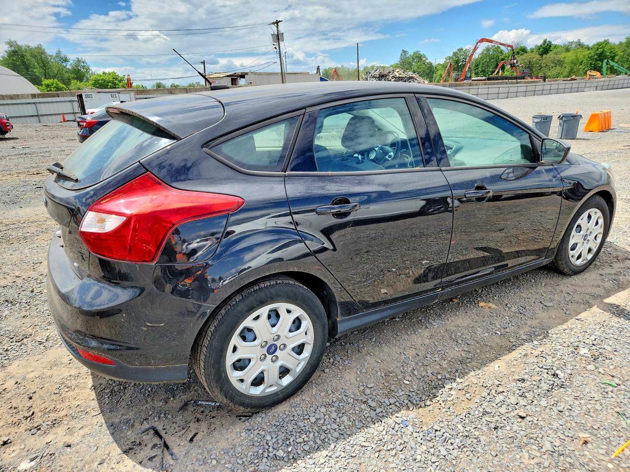 2012 Ford Focus Se Black vin: 1FAHP3K21CL125368