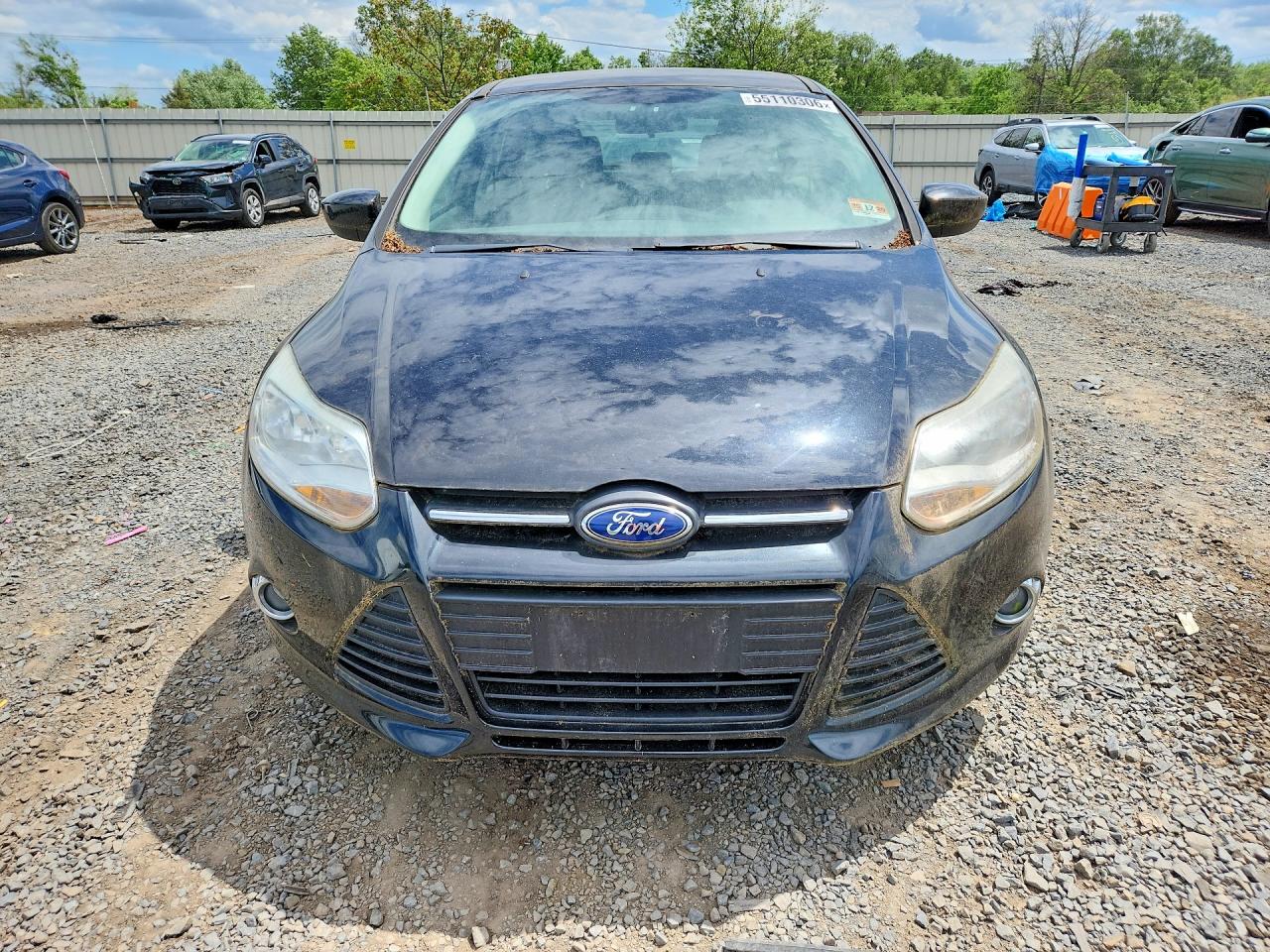 2012 Ford Focus Se Black vin: 1FAHP3K21CL125368