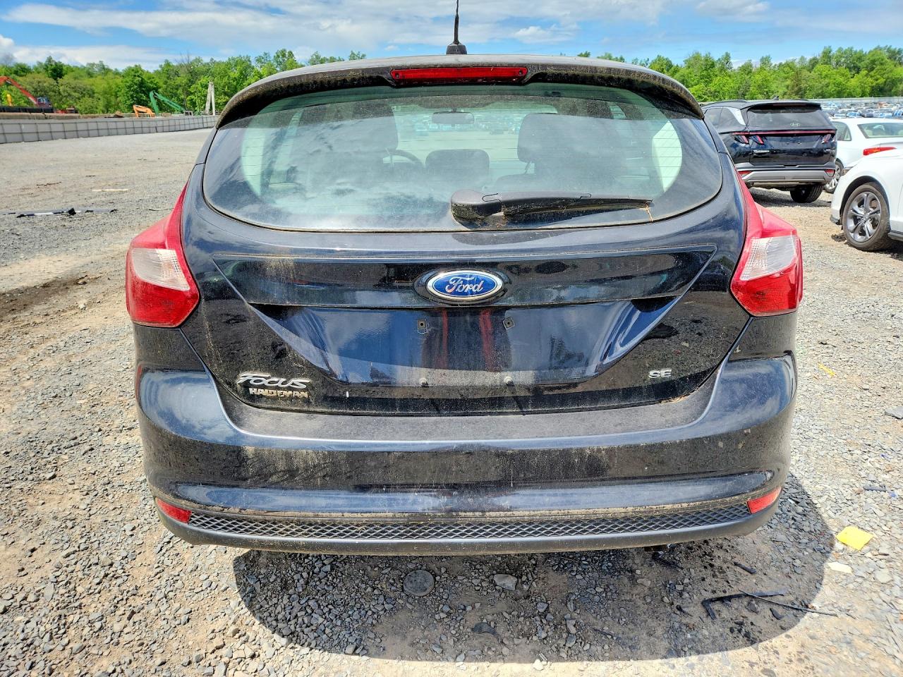 2012 Ford Focus Se Black vin: 1FAHP3K21CL125368