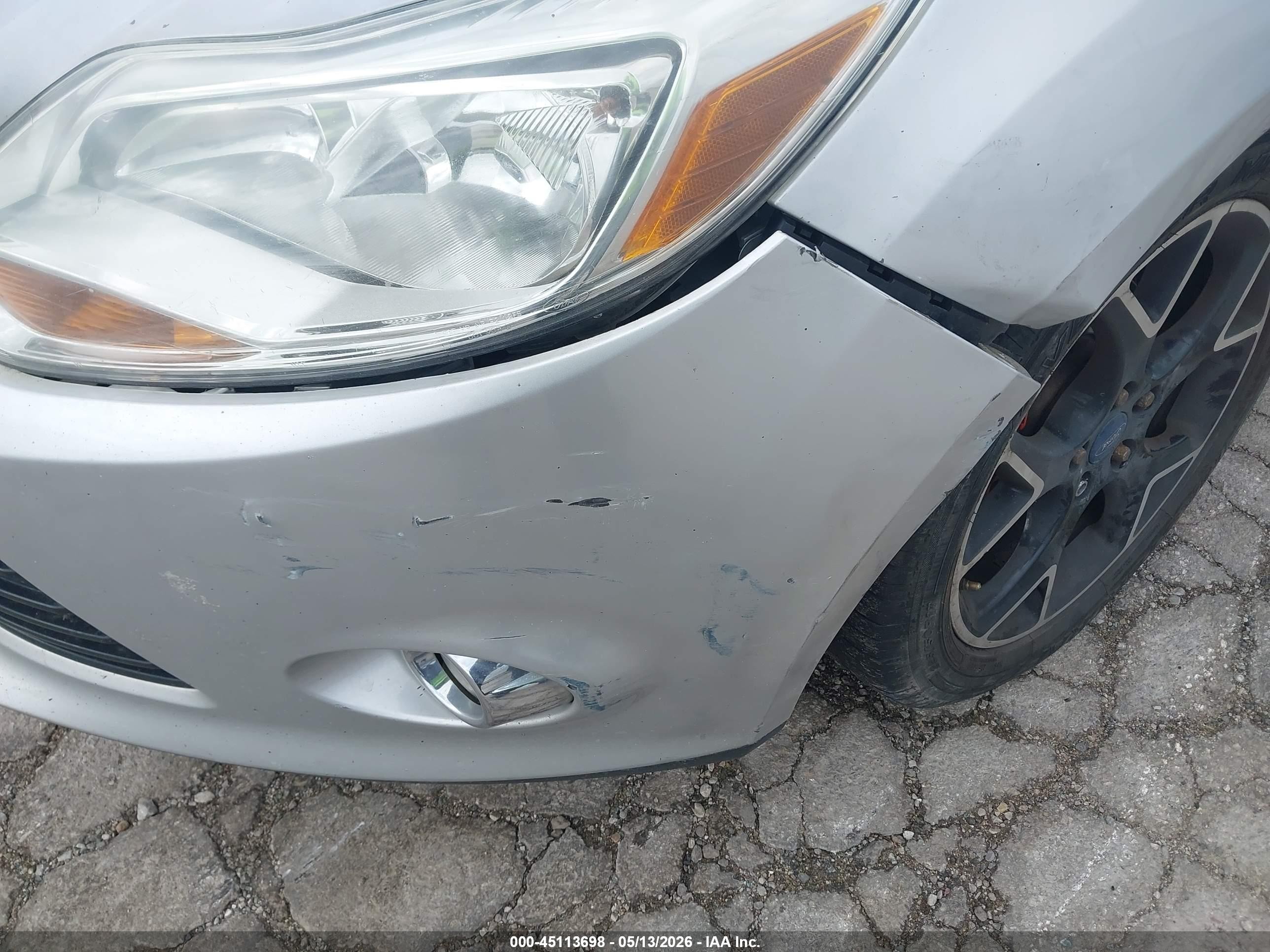 2012 Ford Focus Se Silver vin: 1FAHP3K21CL153526
