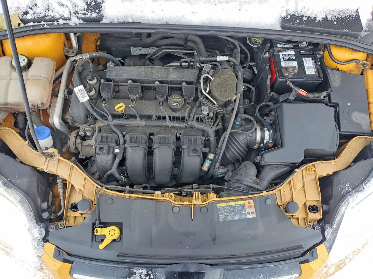2012 Ford Focus Se Yellow vin: 1FAHP3K21CL171248