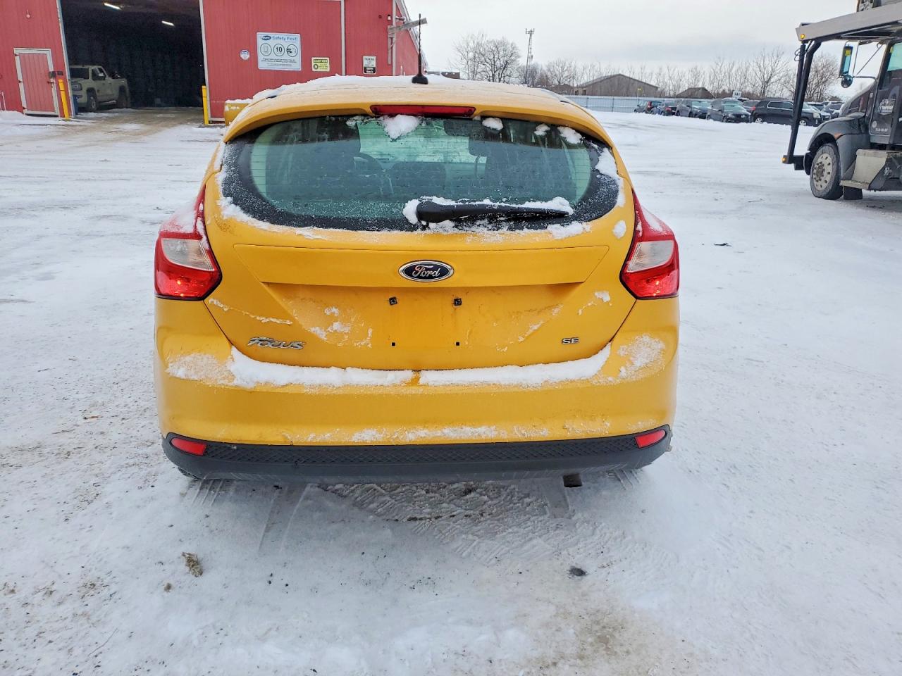 2012 Ford Focus Se Yellow vin: 1FAHP3K21CL171248