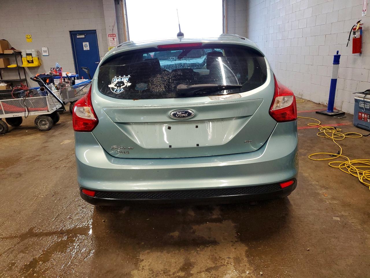 2012 Ford Focus Se Teal vin: 1FAHP3K21CL194206