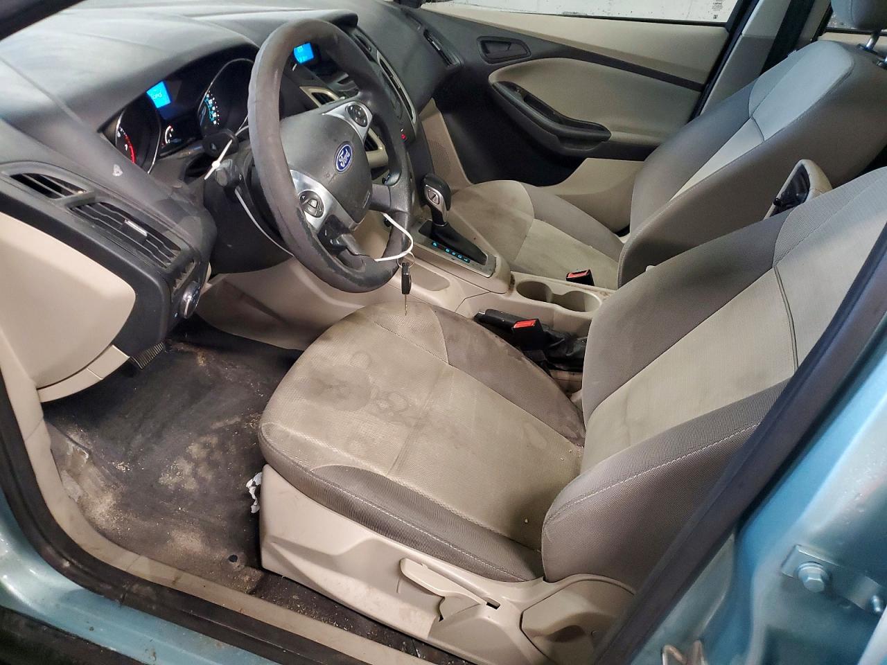 2012 Ford Focus Se Teal vin: 1FAHP3K21CL194206