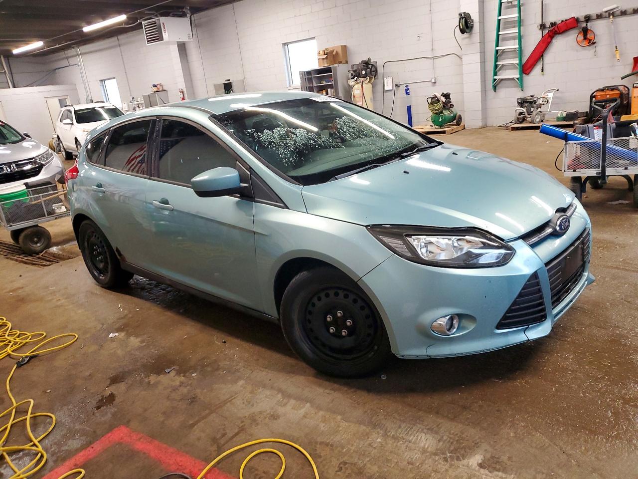 2012 Ford Focus Se Teal vin: 1FAHP3K21CL194206