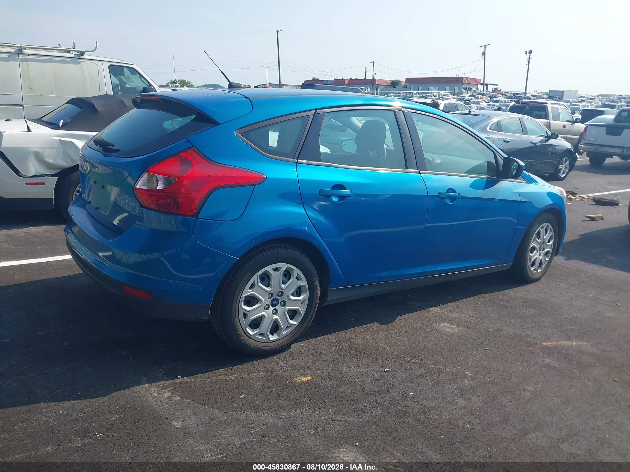 2012 Ford Focus Se Black vin: 1FAHP3K21CL231108