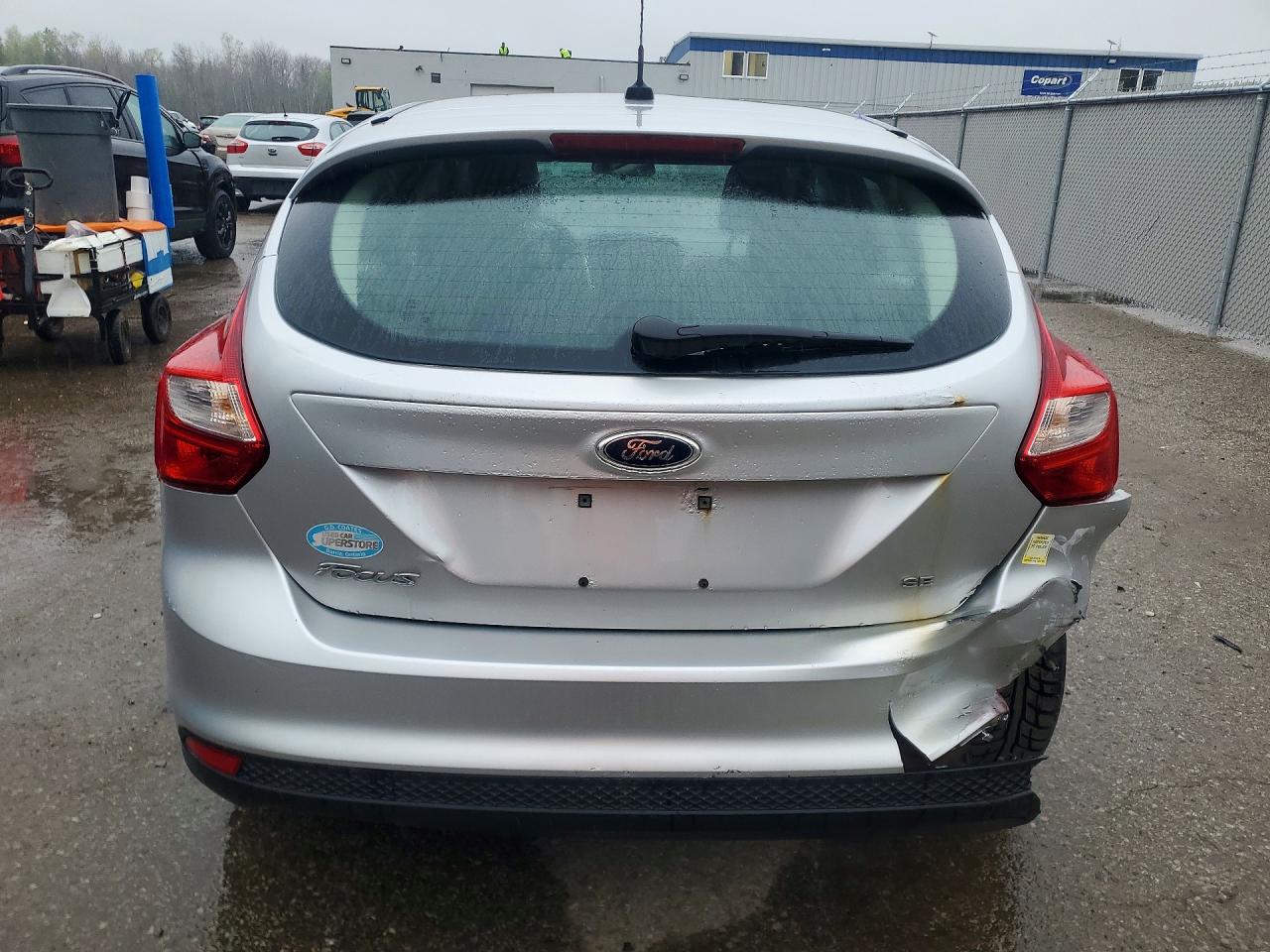 2012 Ford Focus Se Gray vin: 1FAHP3K21CL263881