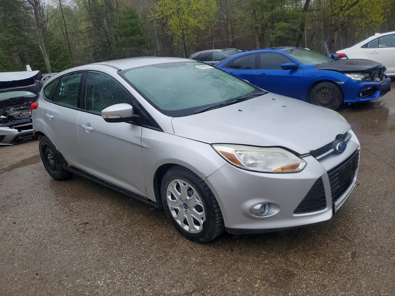 2012 Ford Focus Se Gray vin: 1FAHP3K21CL263881