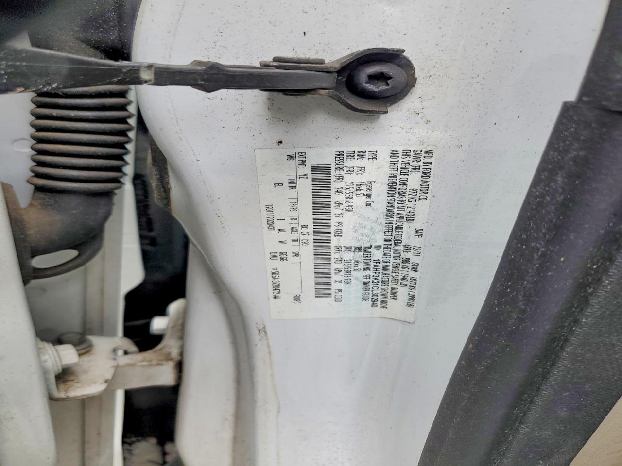 2012 Ford Focus Se White vin: 1FAHP3K21CL302940