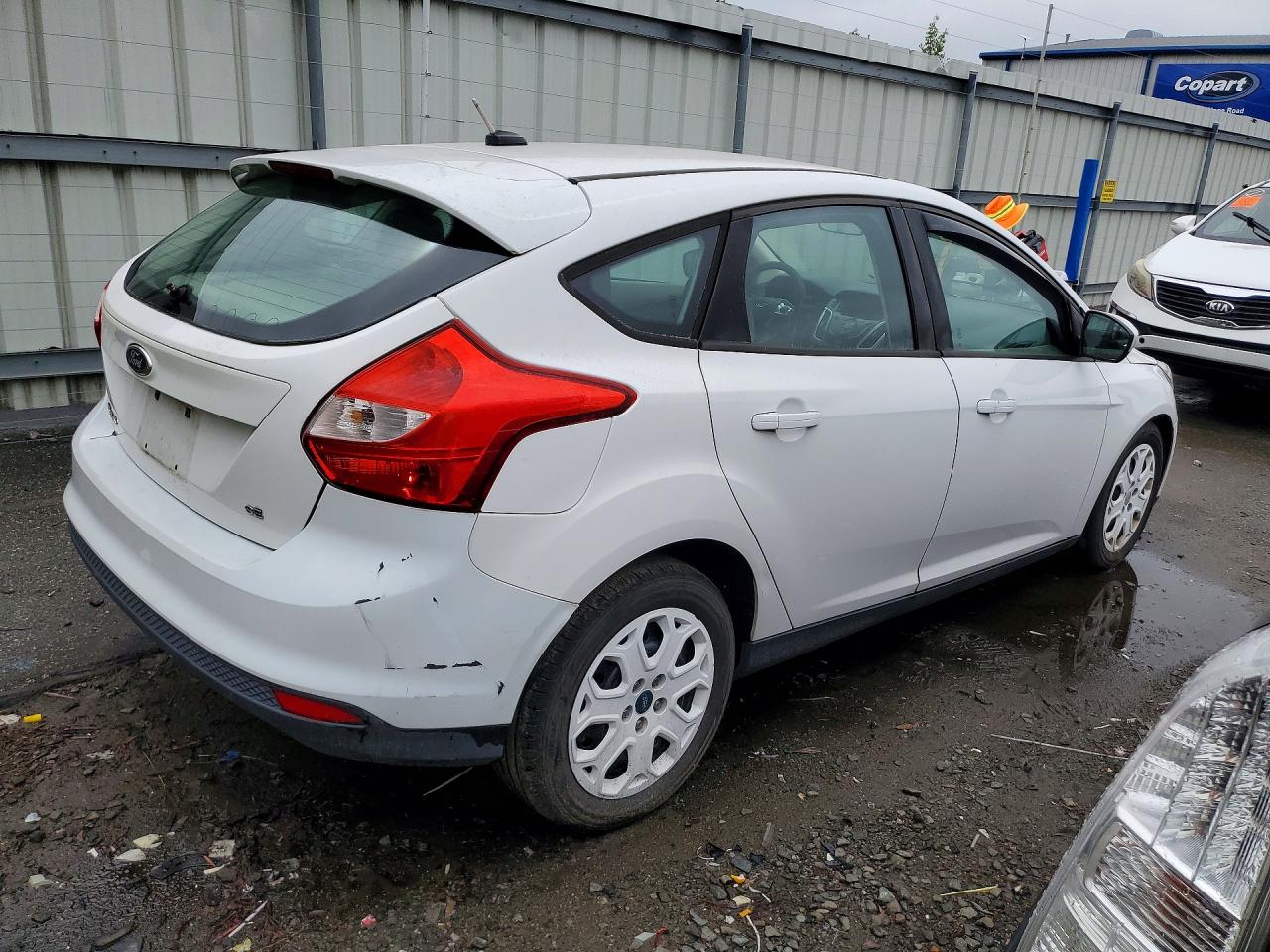 2012 Ford Focus Se White vin: 1FAHP3K21CL302940