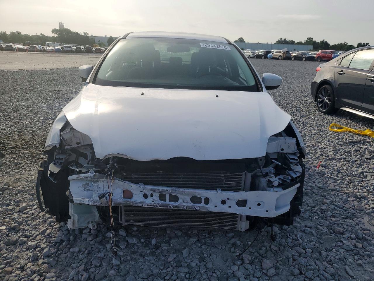 2012 Ford Focus Se White vin: 1FAHP3K21CL310665