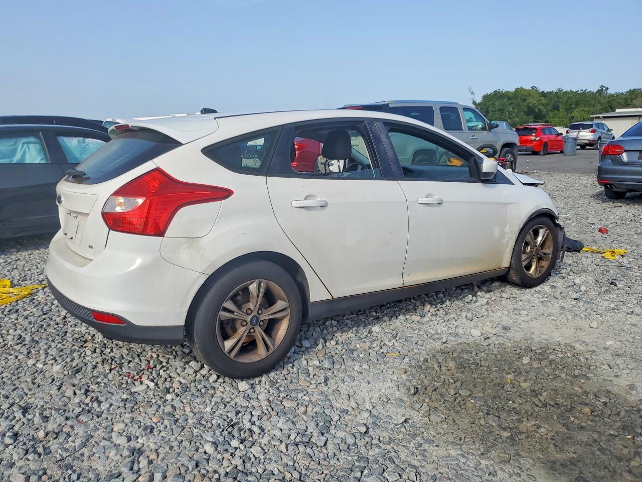 2012 Ford Focus Se White vin: 1FAHP3K21CL310665