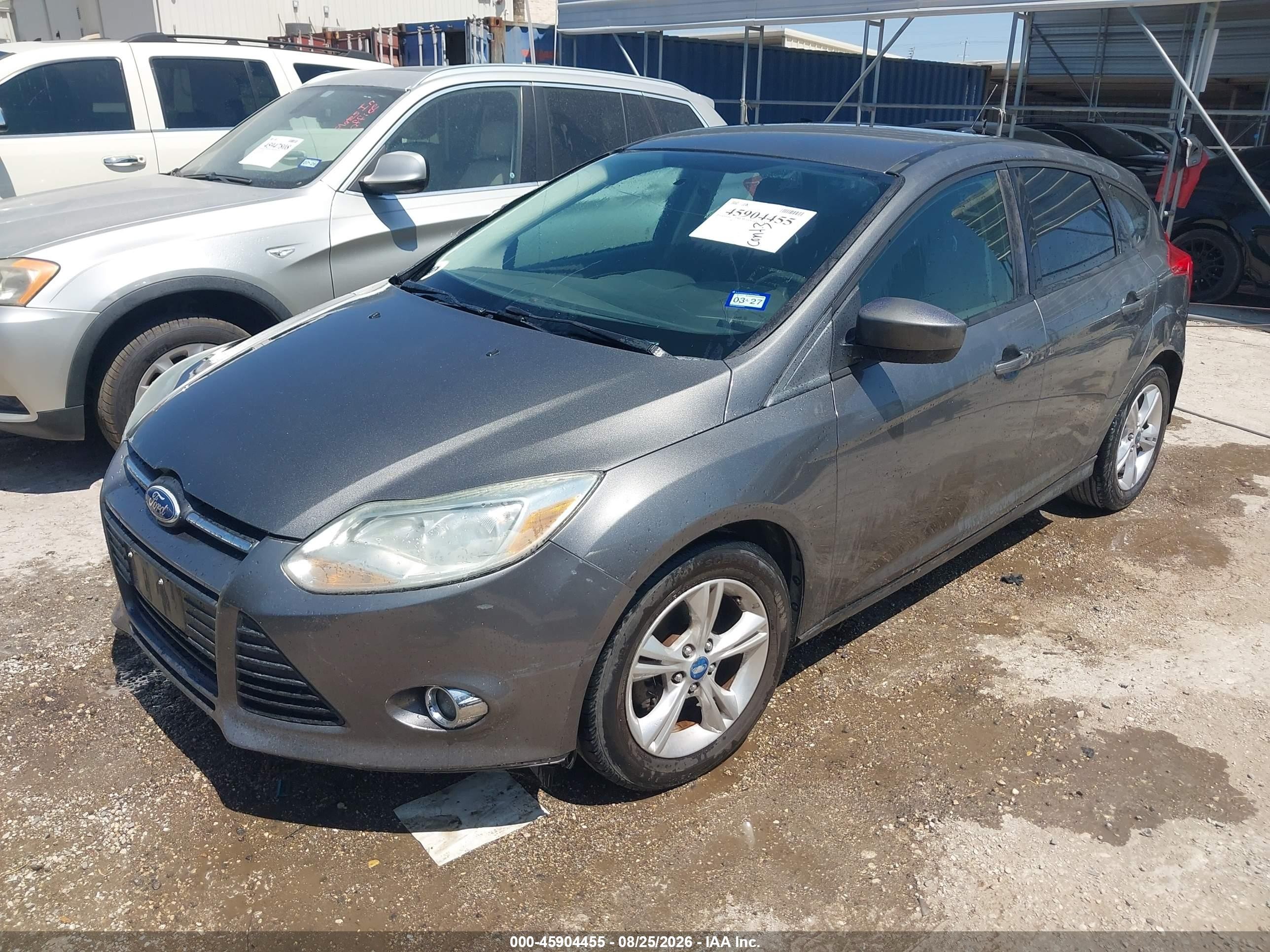 2012 Ford Focus Se Серый vin: 1FAHP3K21CL312433