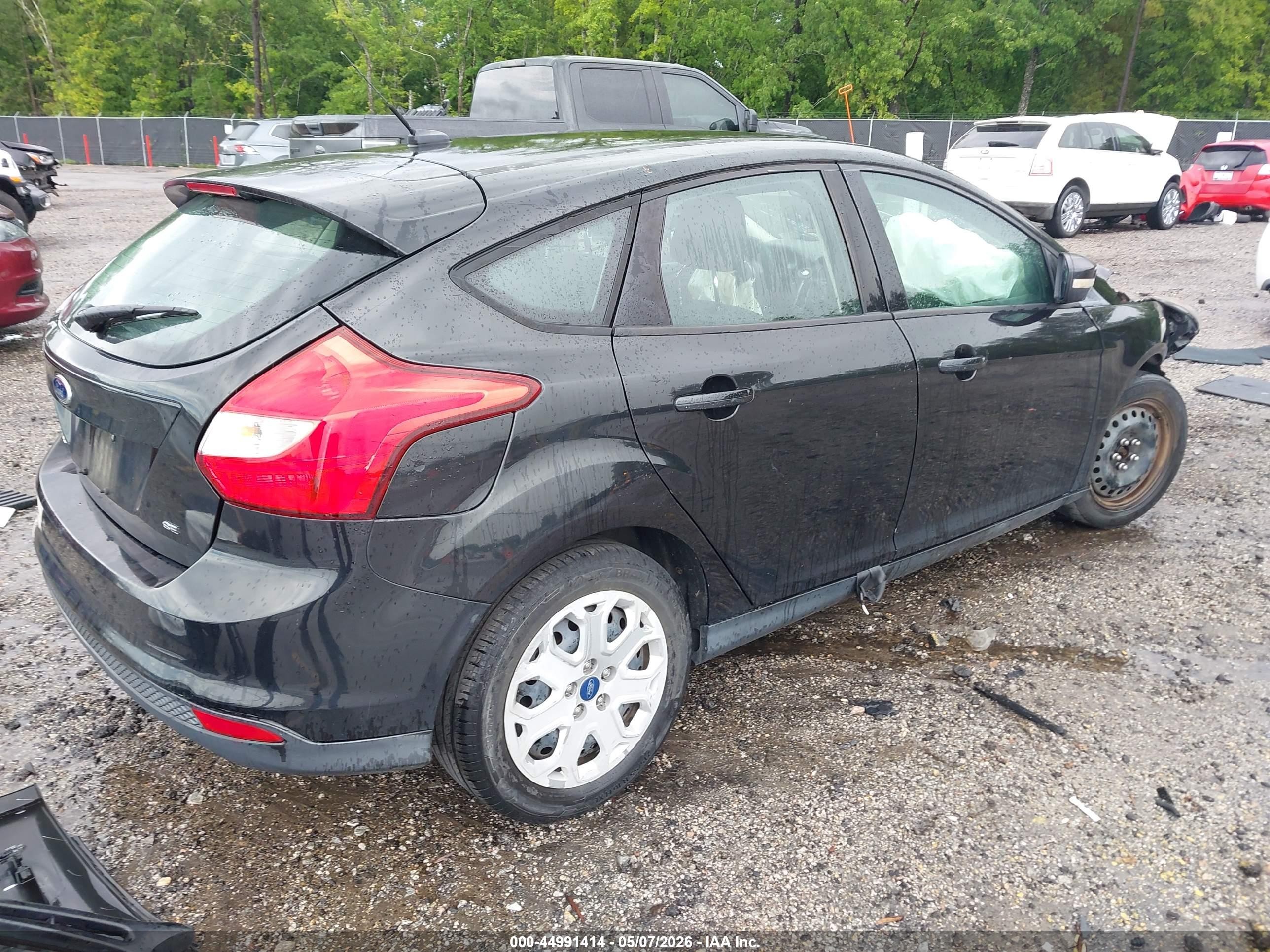 2012 Ford Focus Se Black vin: 1FAHP3K21CL318913