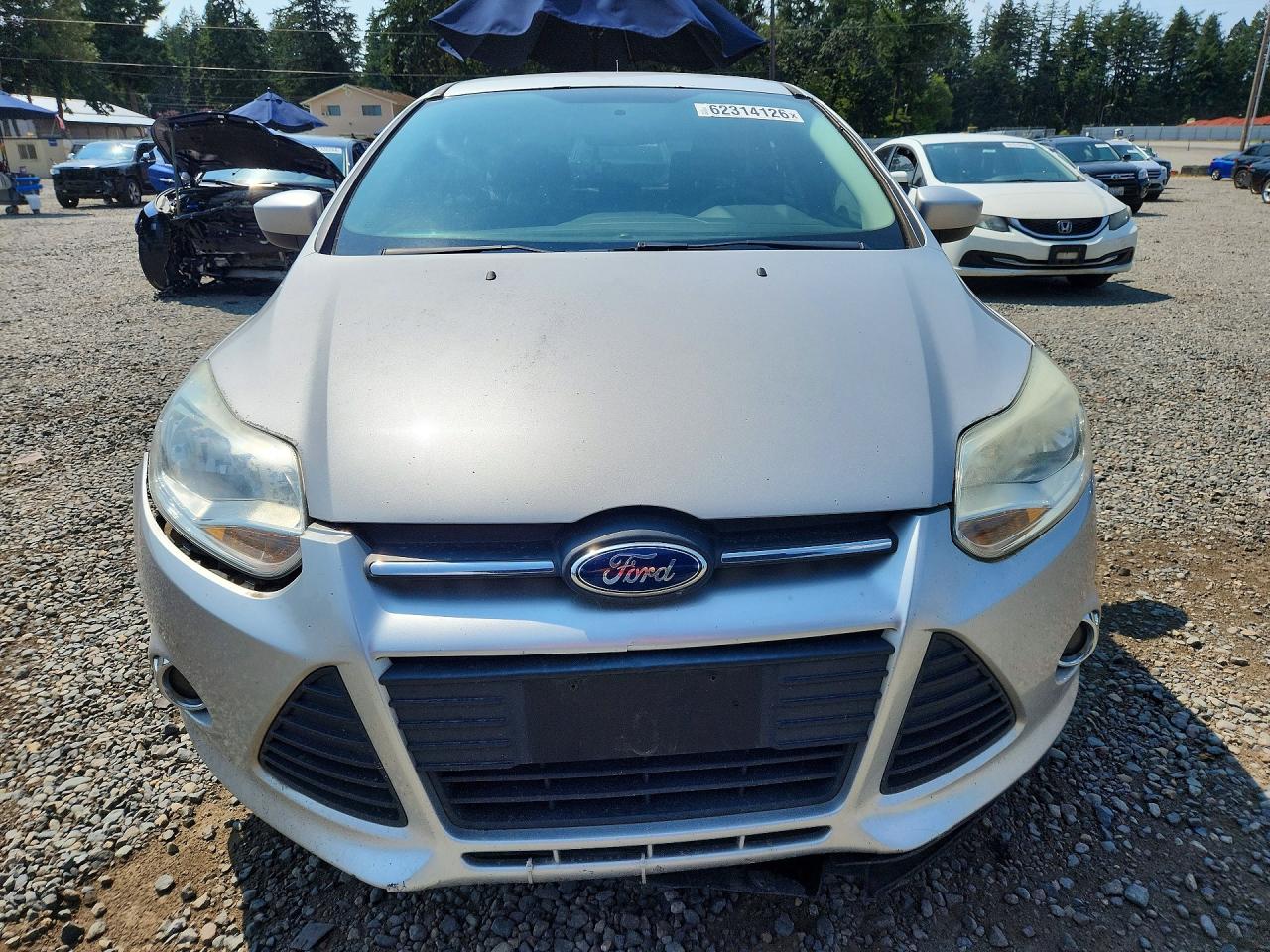 2012 Ford Focus Se Серебряный vin: 1FAHP3K21CL338031