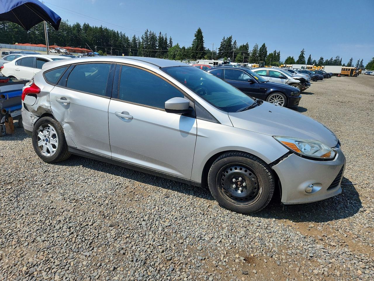 2012 Ford Focus Se Серебряный vin: 1FAHP3K21CL338031