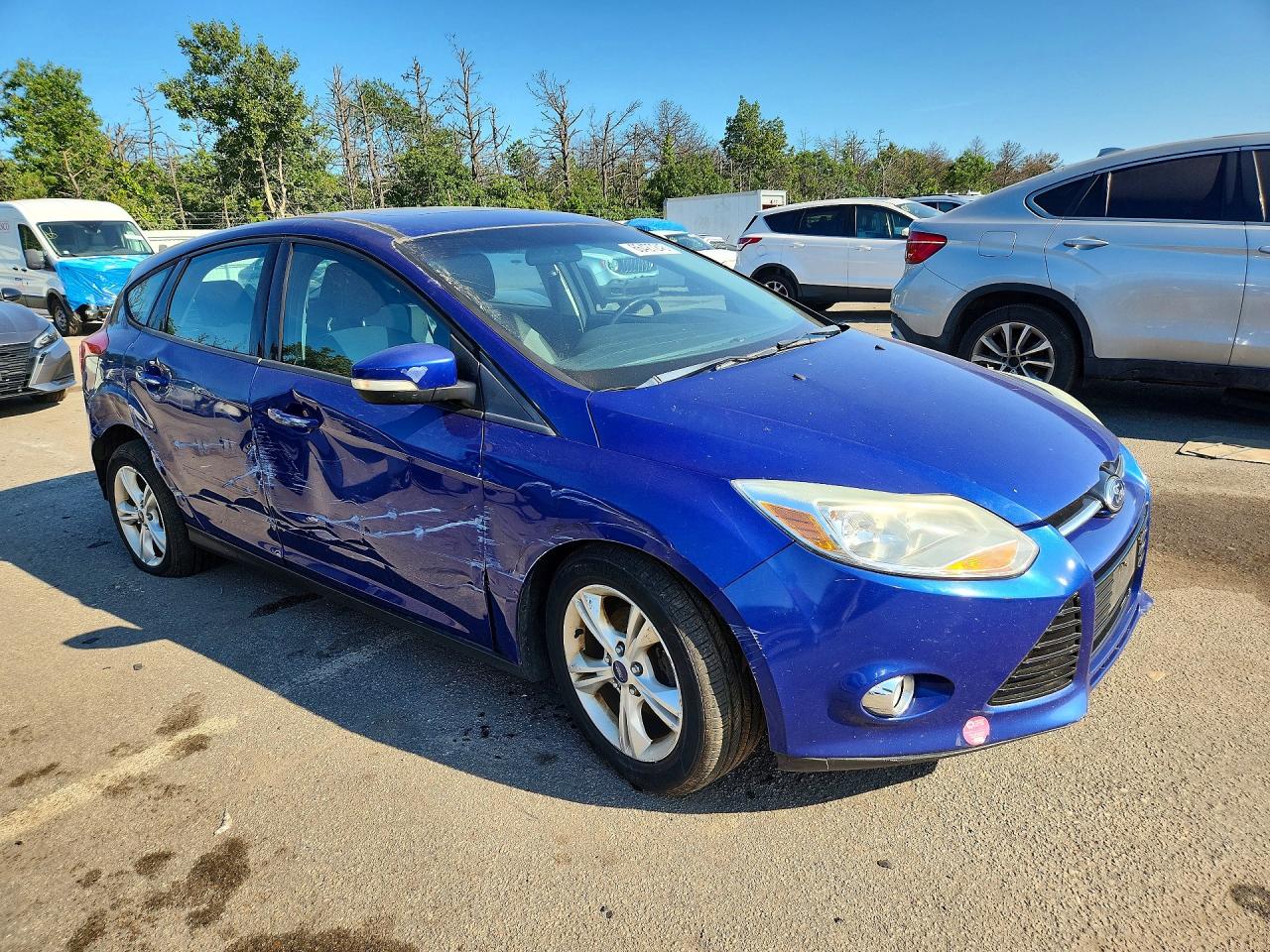 2012 Ford Focus Se Blue vin: 1FAHP3K21CL351782