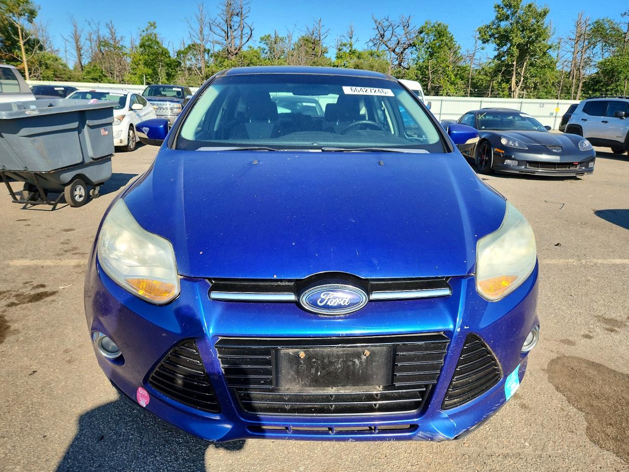 2012 Ford Focus Se Blue vin: 1FAHP3K21CL351782