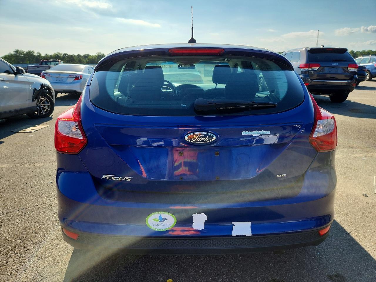 2012 Ford Focus Se Blue vin: 1FAHP3K21CL351782