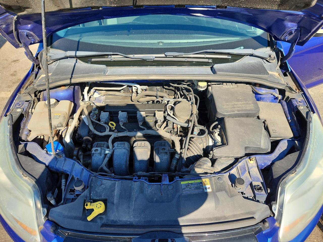 2012 Ford Focus Se Blue vin: 1FAHP3K21CL351782