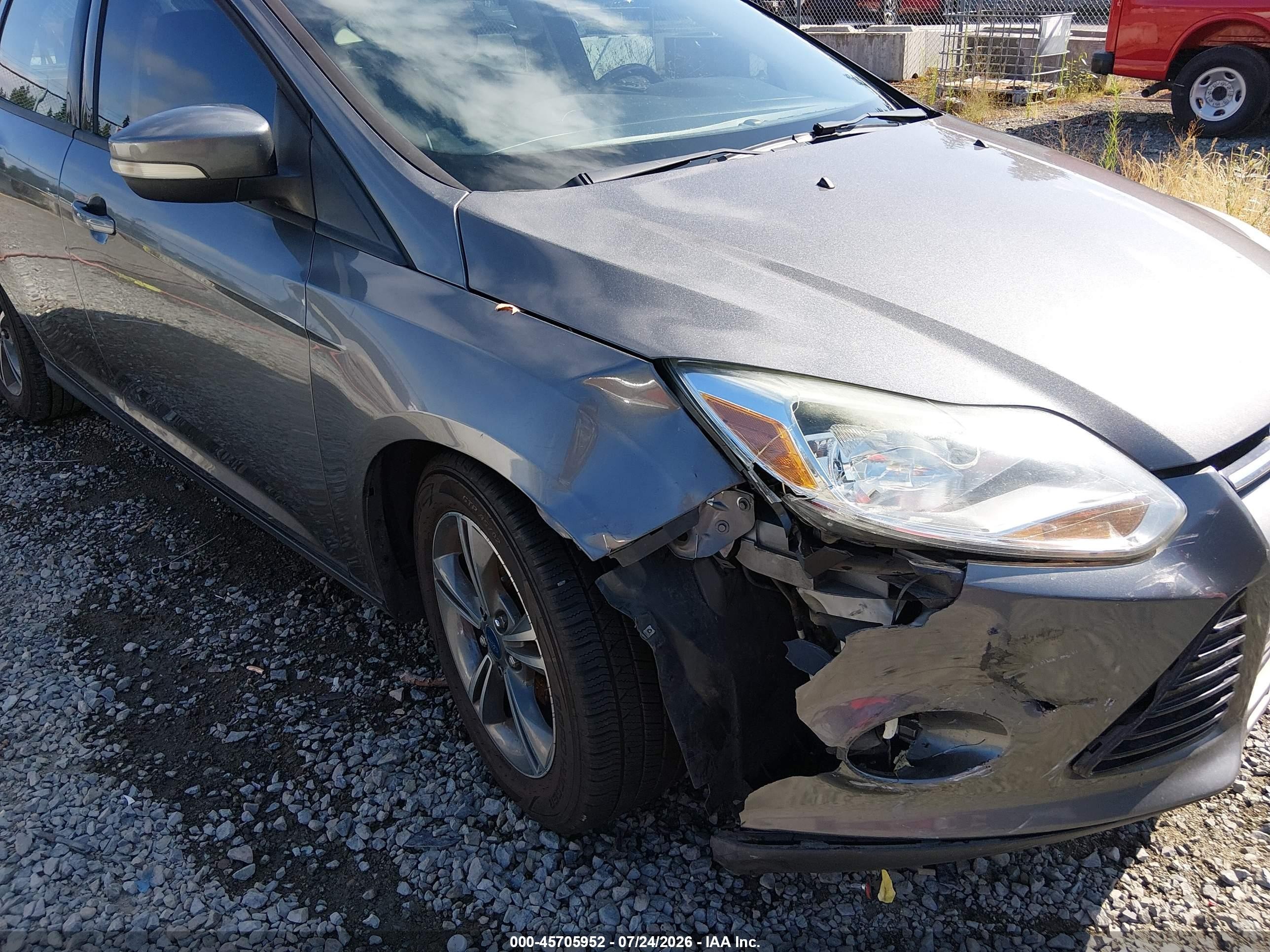 2012 Ford Focus Se Серый vin: 1FAHP3K21CL392610