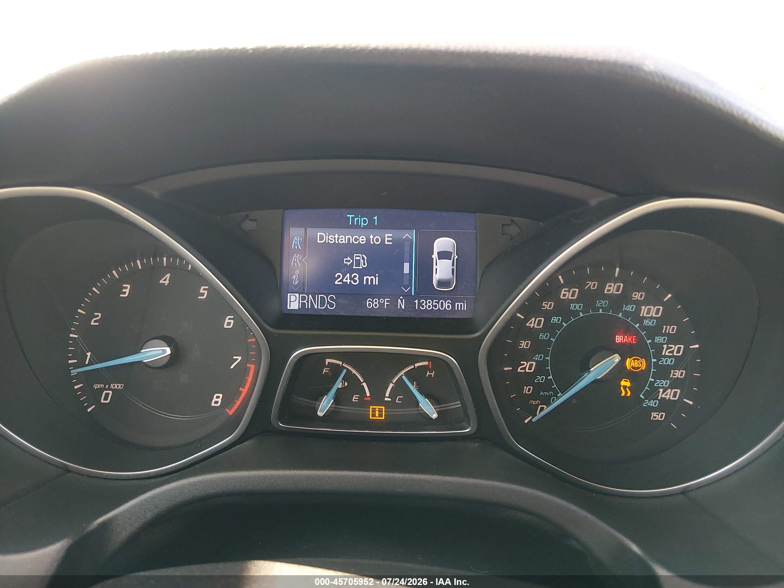 2012 Ford Focus Se Серый vin: 1FAHP3K21CL392610