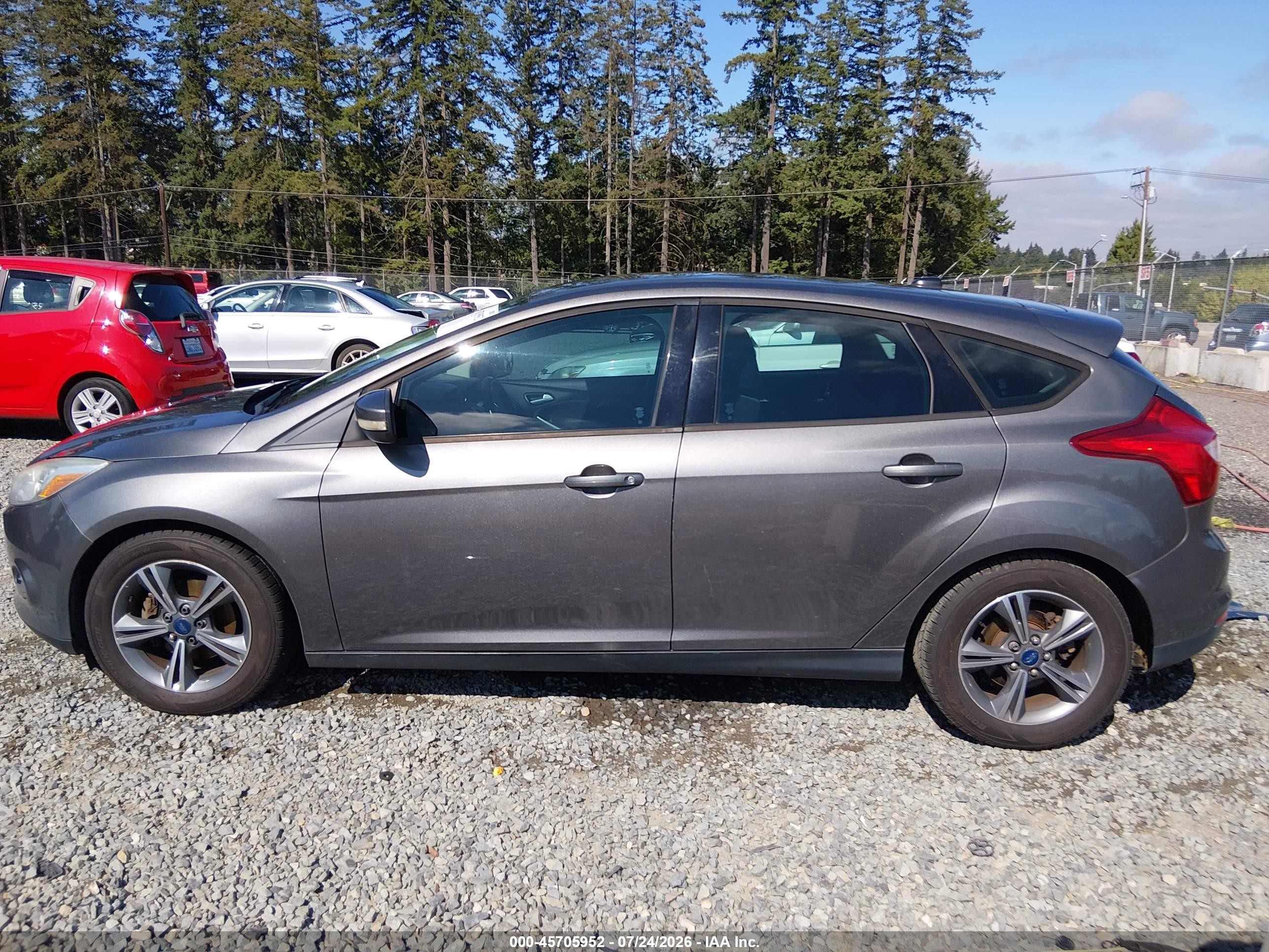 2012 Ford Focus Se Серый vin: 1FAHP3K21CL392610