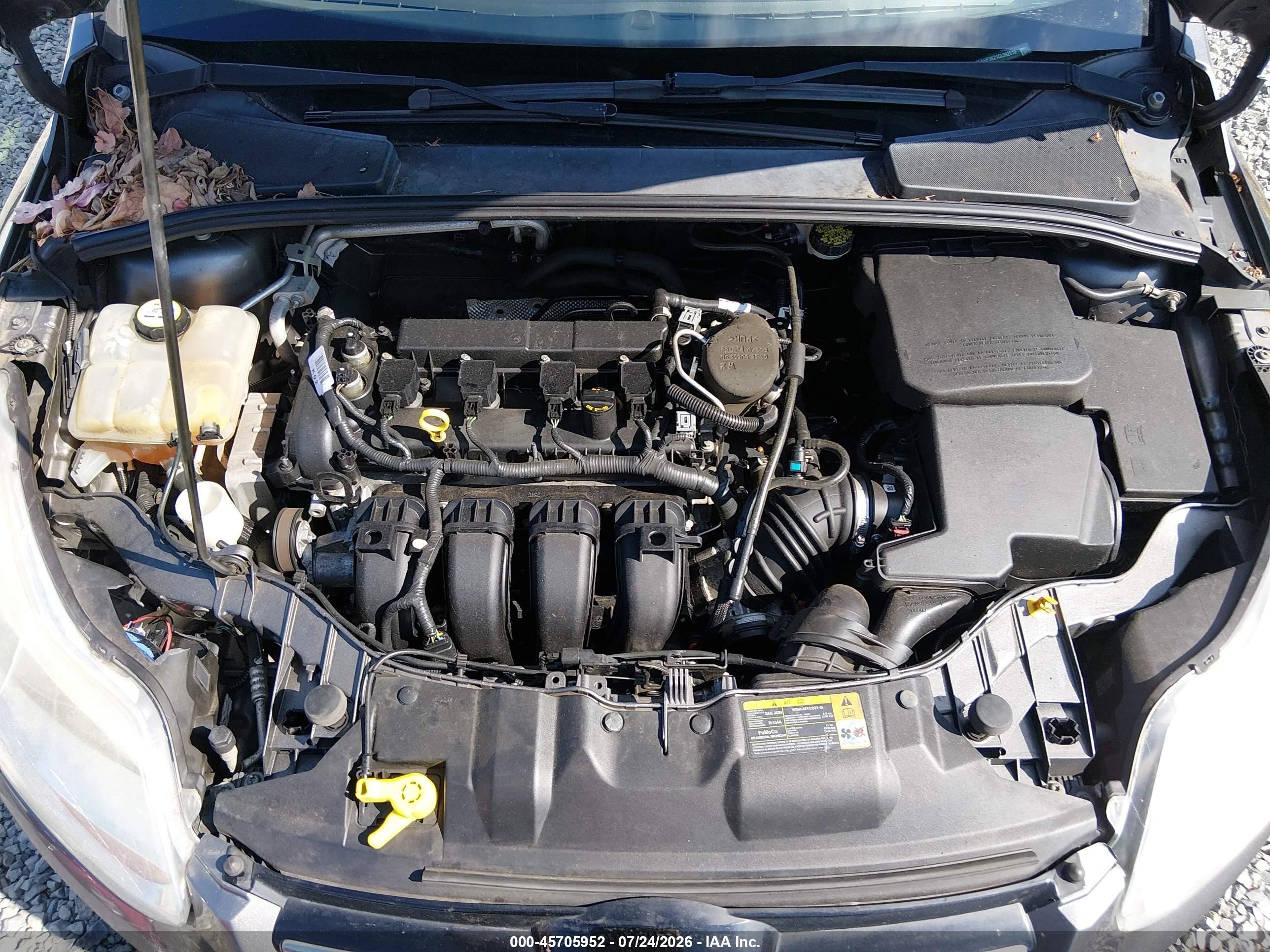 2012 Ford Focus Se Серый vin: 1FAHP3K21CL392610