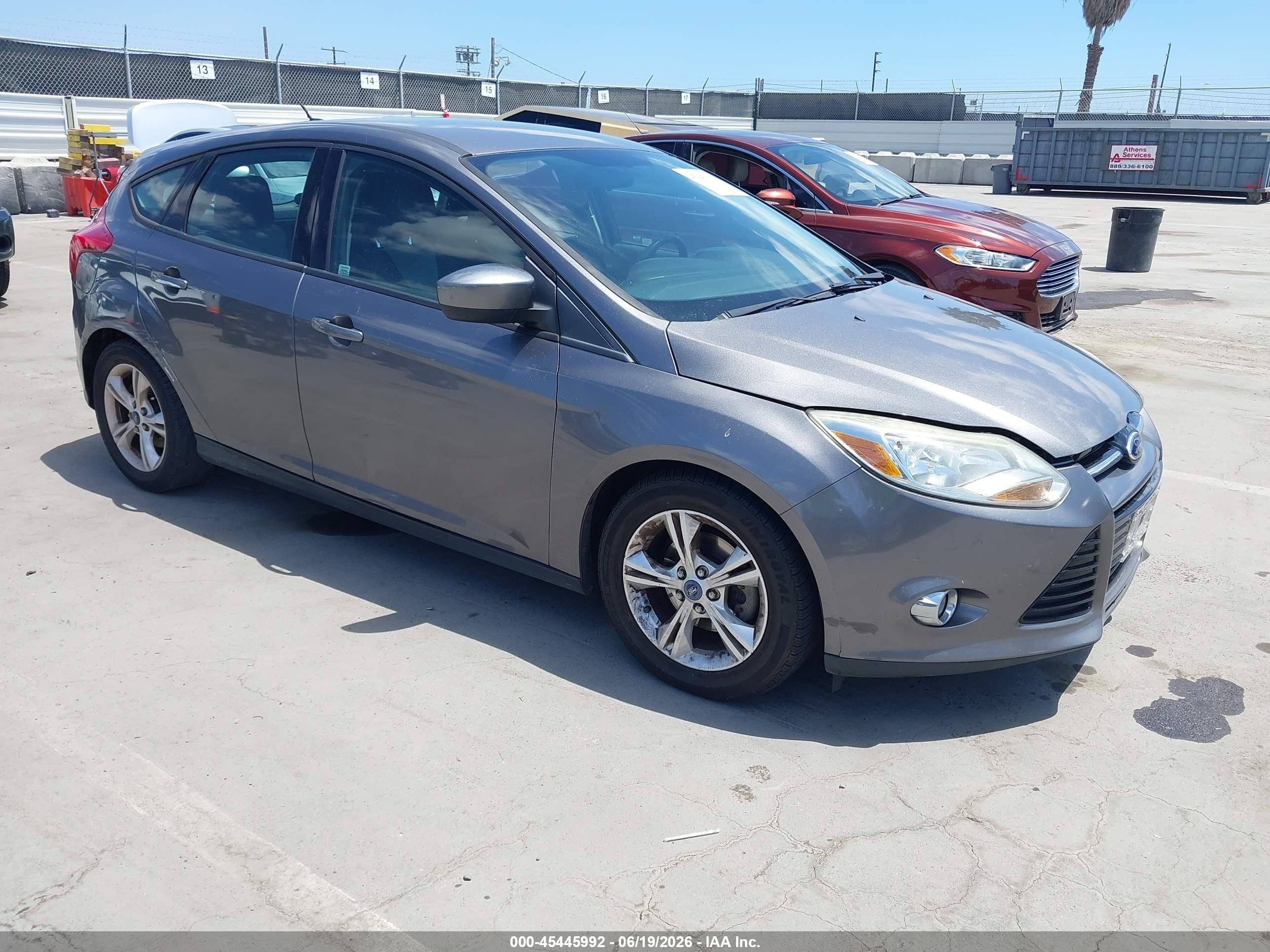 2012 Ford Focus Se Серый vin: 1FAHP3K21CL419899