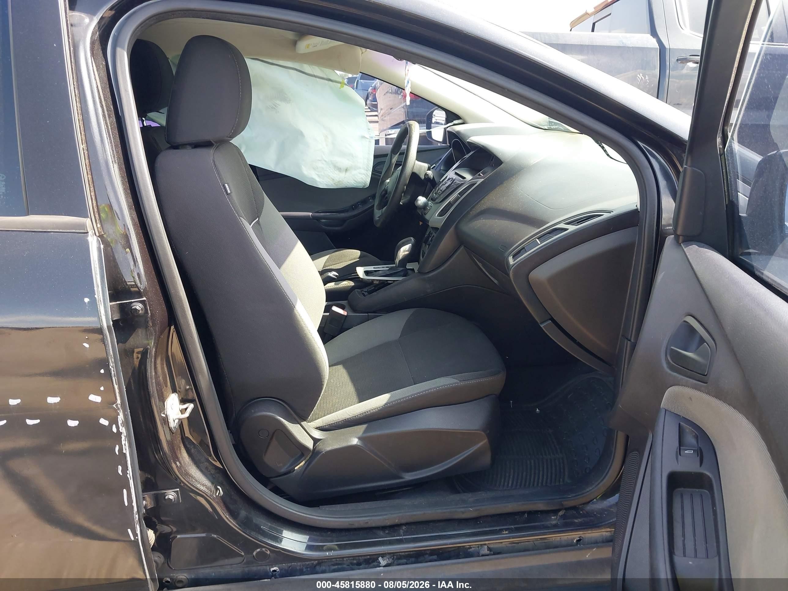 2012 Ford Focus Se Black vin: 1FAHP3K21CL437190