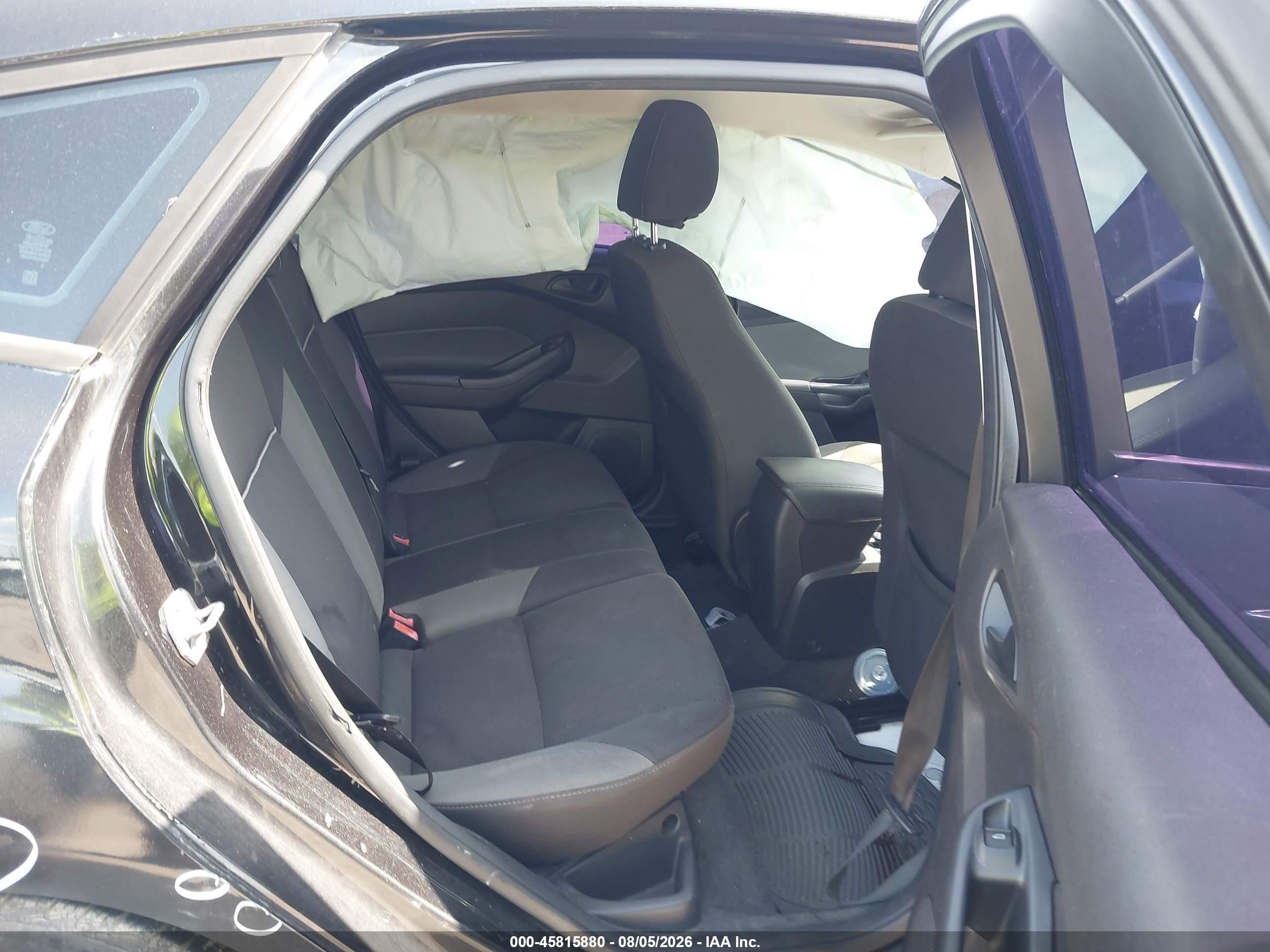 2012 Ford Focus Se Black vin: 1FAHP3K21CL437190