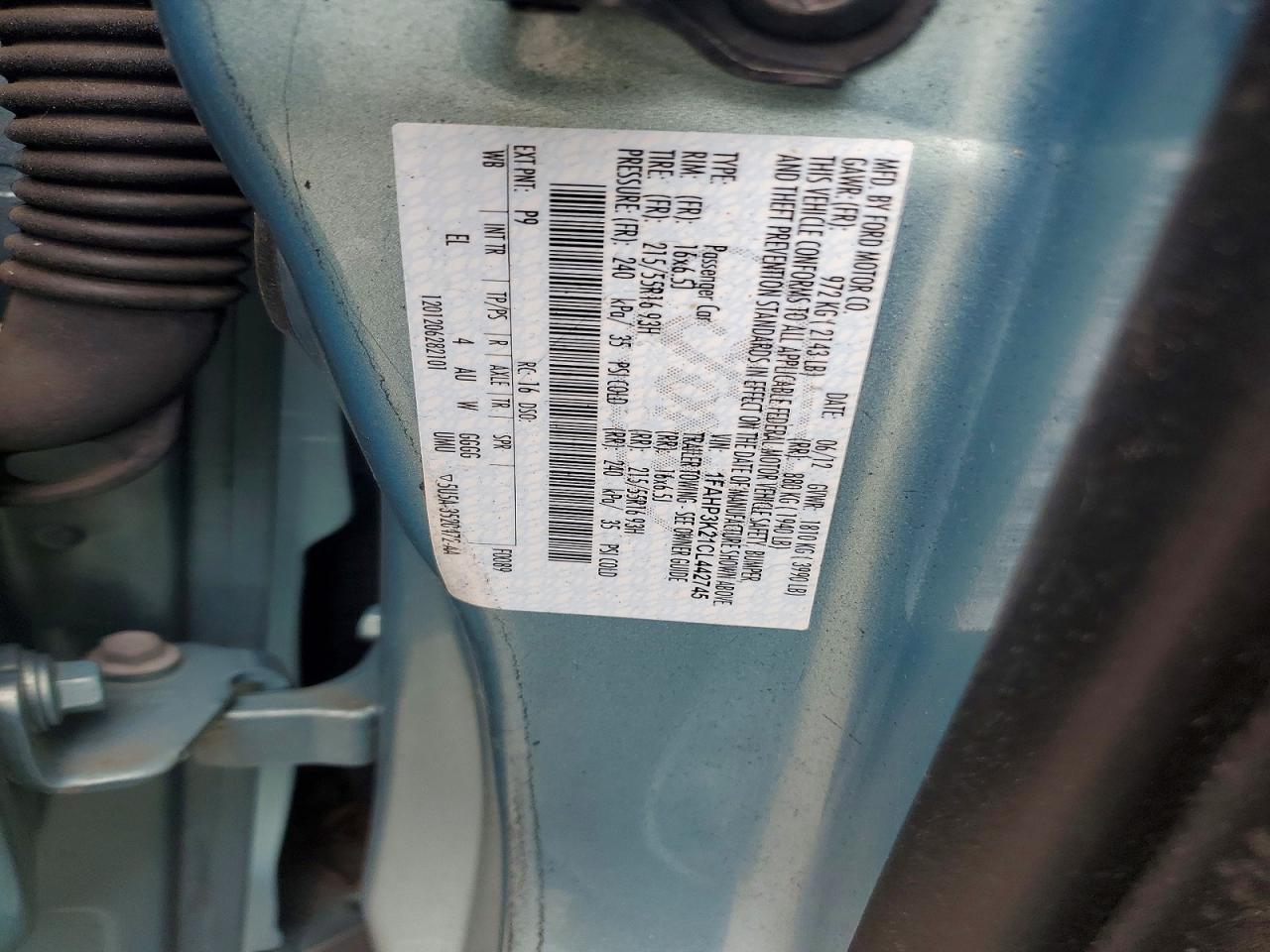 2012 Ford Focus Se Синий vin: 1FAHP3K21CL442745
