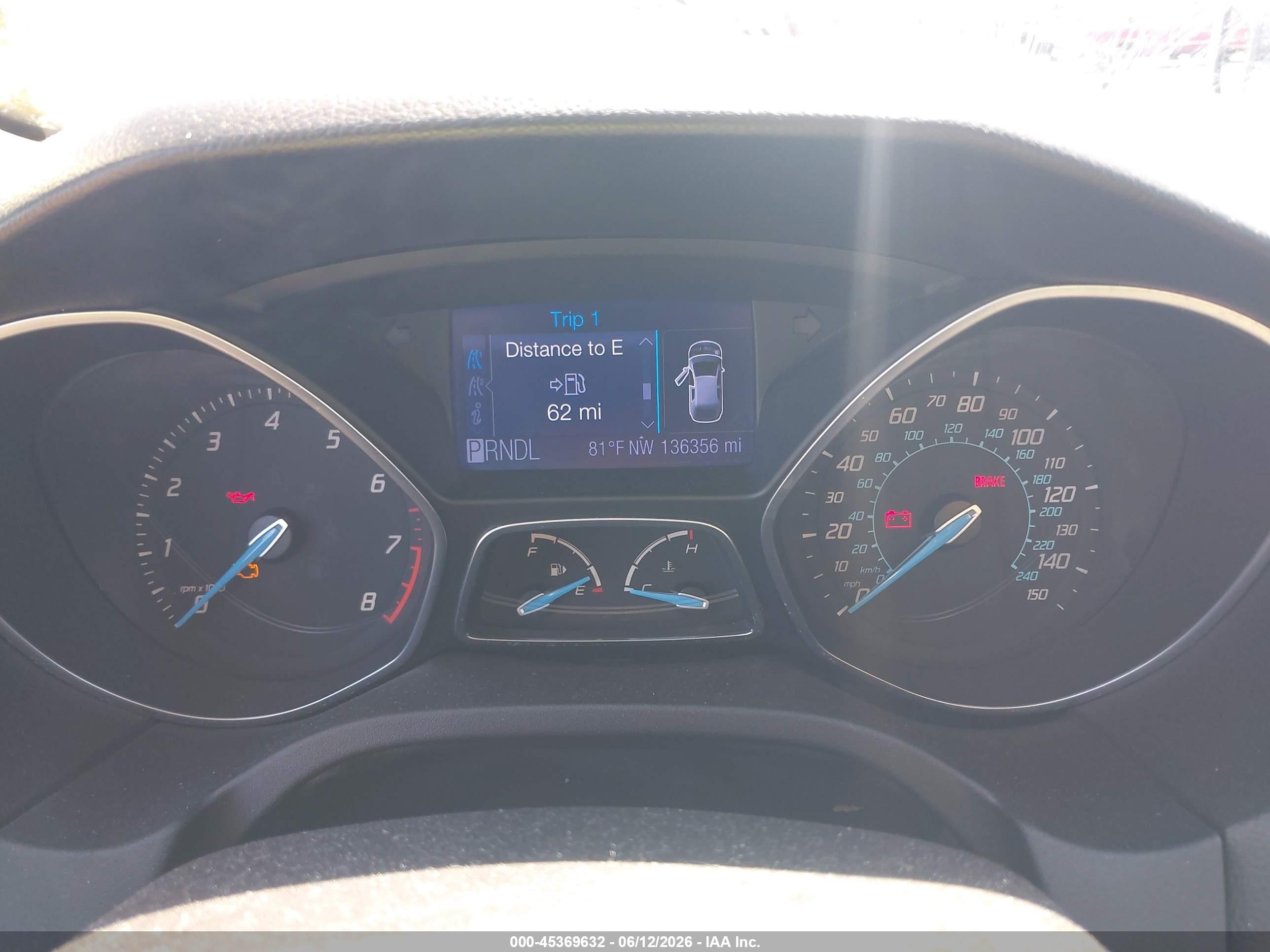 2012 Ford Focus Se Gray vin: 1FAHP3K21CL465555